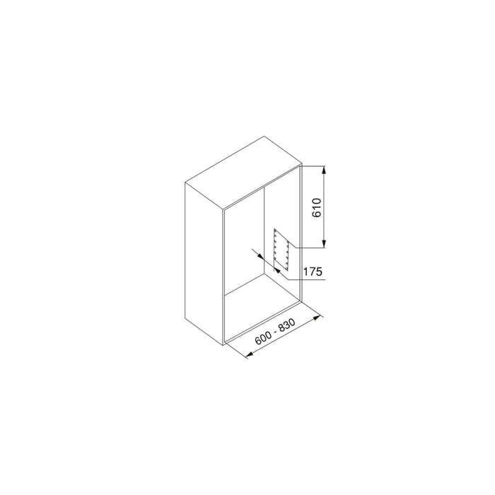 Kleiderlift Garderoben Hang, 600 - 830, Schwarz, Stahl Kunststoff