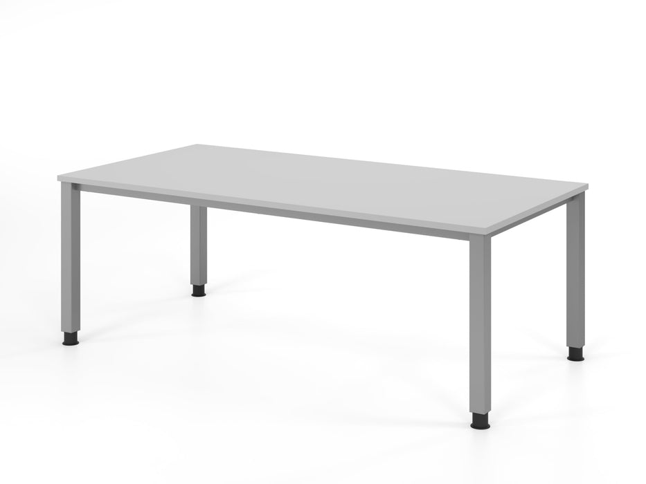 Hammerbacher | Schreibtisch 4Fuß eckig 200x100cm grau