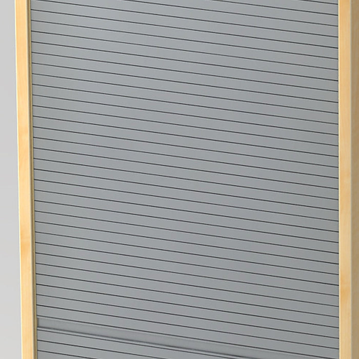 Hammerbacher | Rollladenschrank vert.50cm, 5OH CE Ahorn / Silber