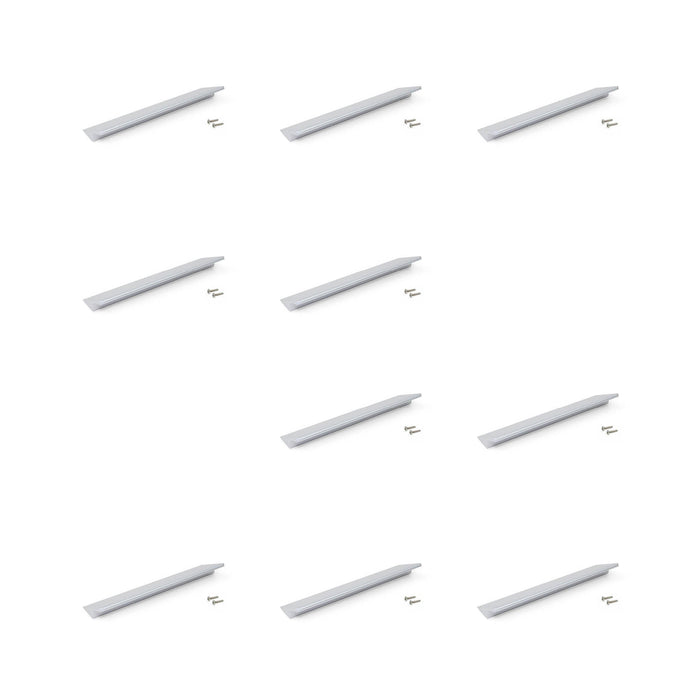 Lot von 10 Möbelgriffe Palermo, L120mm, 96mm Achsenabstand, Aluminium, matt eloxiert