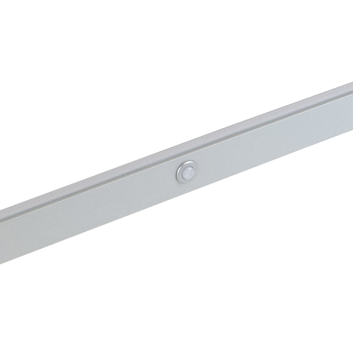 Garderobenstange LED-Licht Castor Bewegungssensor, L1.008mm, Kunststoff Aluminium, Grau Metallic