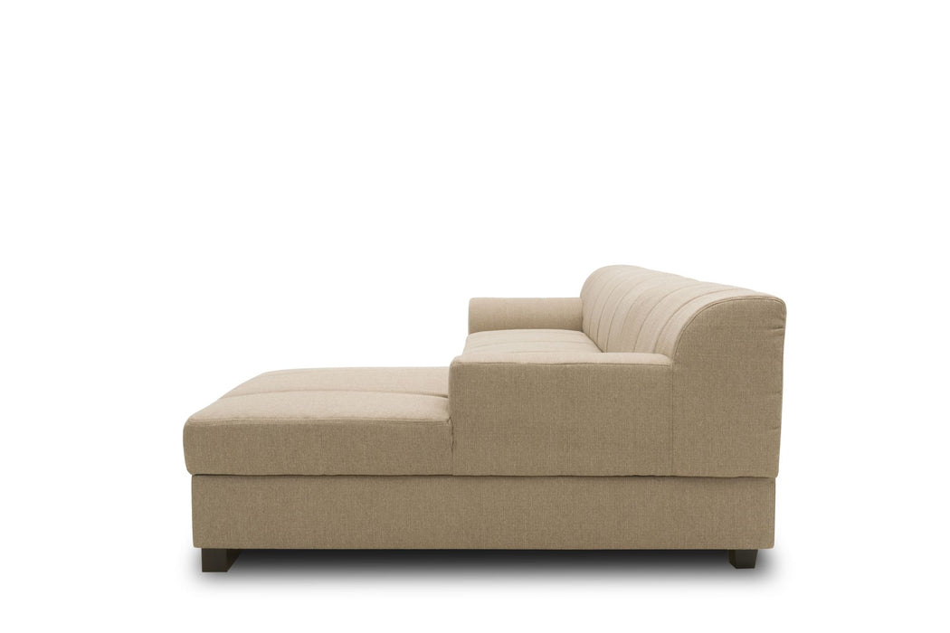 DOMO | Falk Ecksofa | Sofa | Schlaffunkt. 259X159