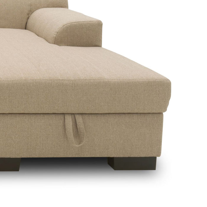 DOMO | Falk Ecksofa | Sofa | Schlaffunkt. 259X159