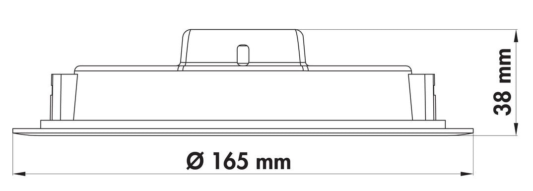 Naber | Copertina rund LED | Einbauleuchte | Einzelleuchte | weiß