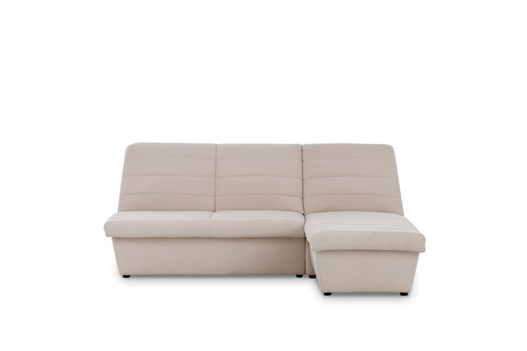 LOOKS VIII Ecksofa Longchair | Sofa L-Form | Couch Polsterecke | ohne Armlehnen | Longchair rechts | 214x168 cm