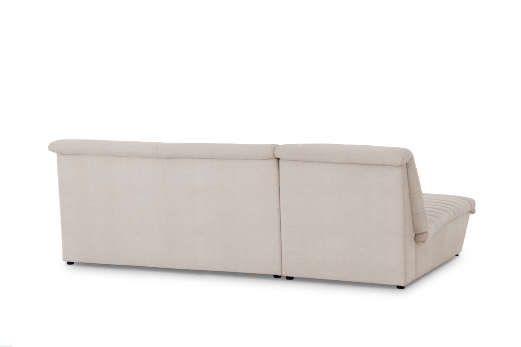 LOOKS VIII Ecksofa Longchair | Sofa L-Form | Couch Polsterecke | ohne Armlehnen | Longchair links | 168x274 cm