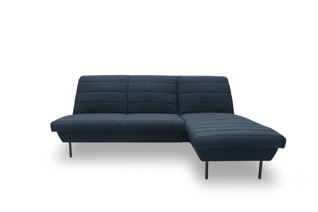 LOOKS IX Ecksofa Longchair | Sofa L-Form | Couch Polsterecke | ohne Armlehnen | Longchair rechts | attraktive Steppung | 214x168  cm