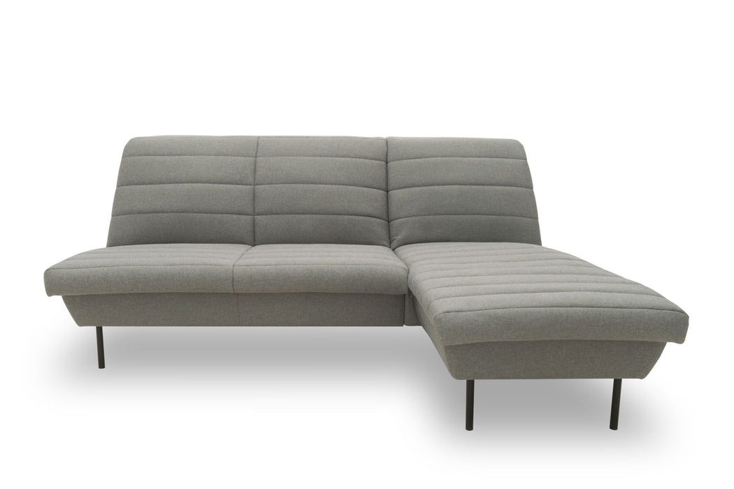 LOOKS IX Ecksofa Longchair | Sofa L-Form | Couch Polsterecke | ohne Armlehnen | Longchair rechts | attraktive Steppung | 214x168  cm