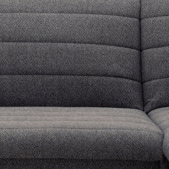 LOOKS IX Ecksofa Longchair | Sofa L-Form | Couch Polsterecke | ohne Armlehnen | Longchair rechts | attraktive Steppung | 274x168  cm