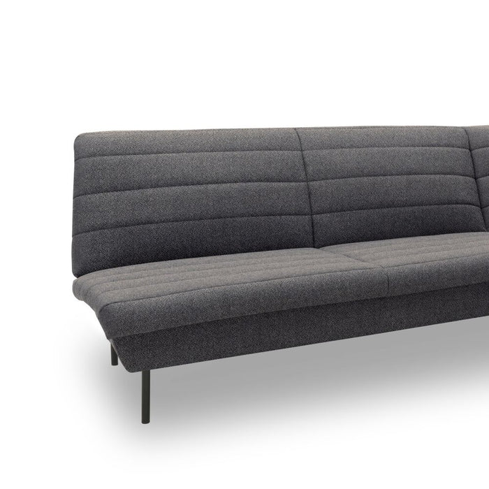 LOOKS IX Ecksofa Longchair | Sofa L-Form | Couch Polsterecke | ohne Armlehnen | Longchair rechts | attraktive Steppung | 274x168  cm