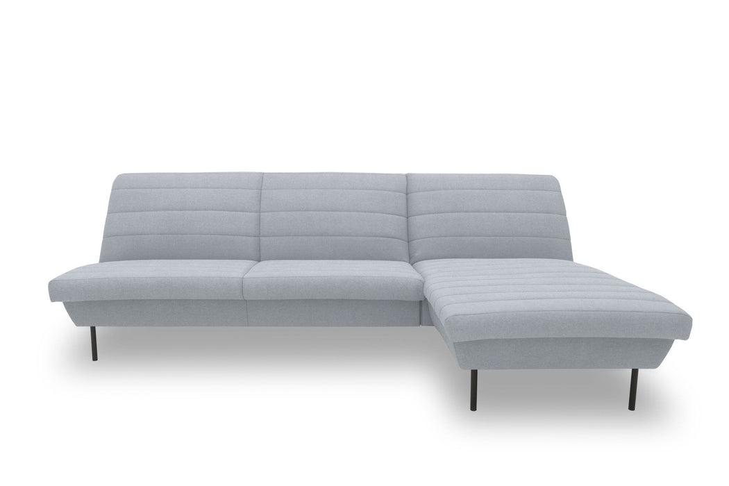 LOOKS IX Ecksofa Longchair | Sofa L-Form | Couch Polsterecke | ohne Armlehnen | Longchair rechts | attraktive Steppung | 274x168  cm