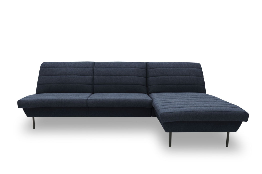 LOOKS IX Ecksofa Longchair | Sofa L-Form | Couch Polsterecke | ohne Armlehnen | Longchair rechts | attraktive Steppung | 274x168  cm