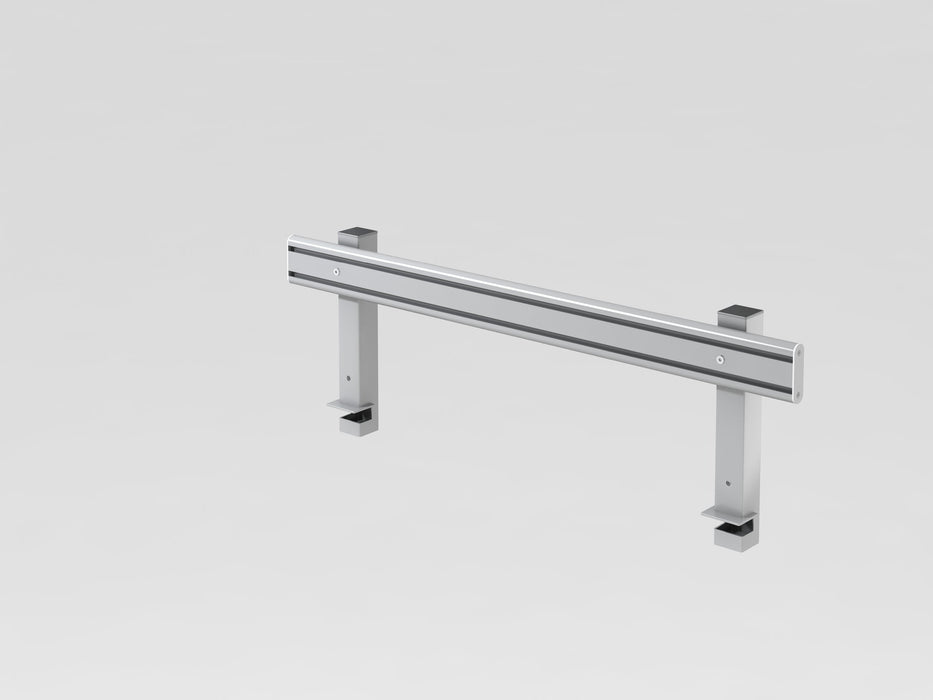 Hammerbacher | Orga-Schiene 120 cm, mit Halterung, Silber