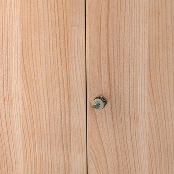 Hammerbacher | Schrank 5OH mit Sockelbl. SG Nussbaum / Nussbaum