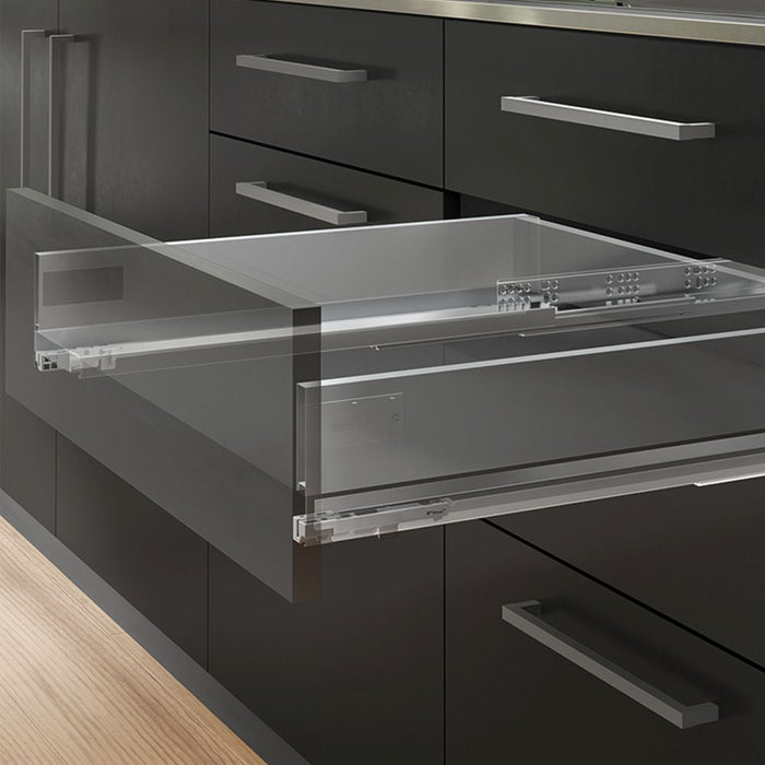 Aussenschublade Vertex 40Kg H 178mm, T 400mm, Stahl, Anthrazitgrau