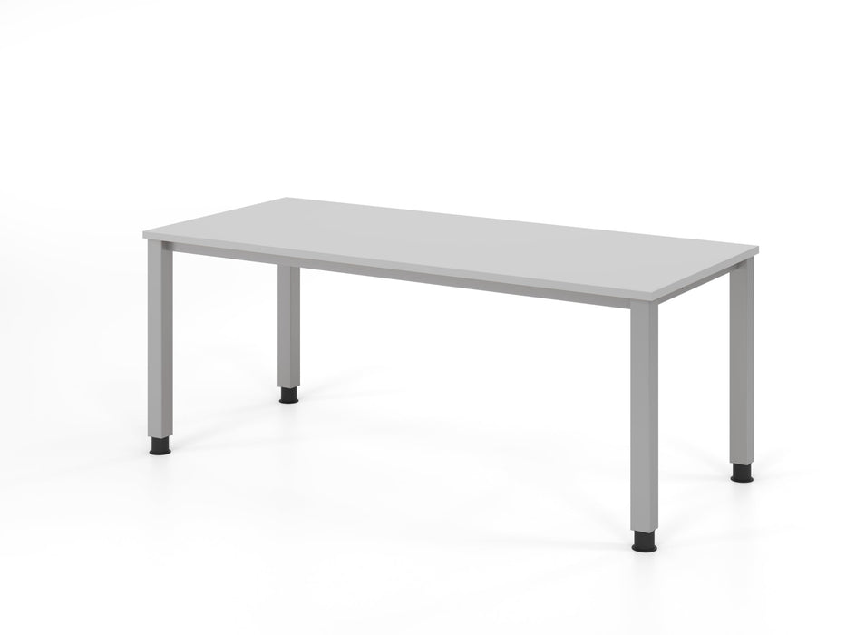 Hammerbacher | Schreibtisch 4Fuß eckig 180x80cm Grau