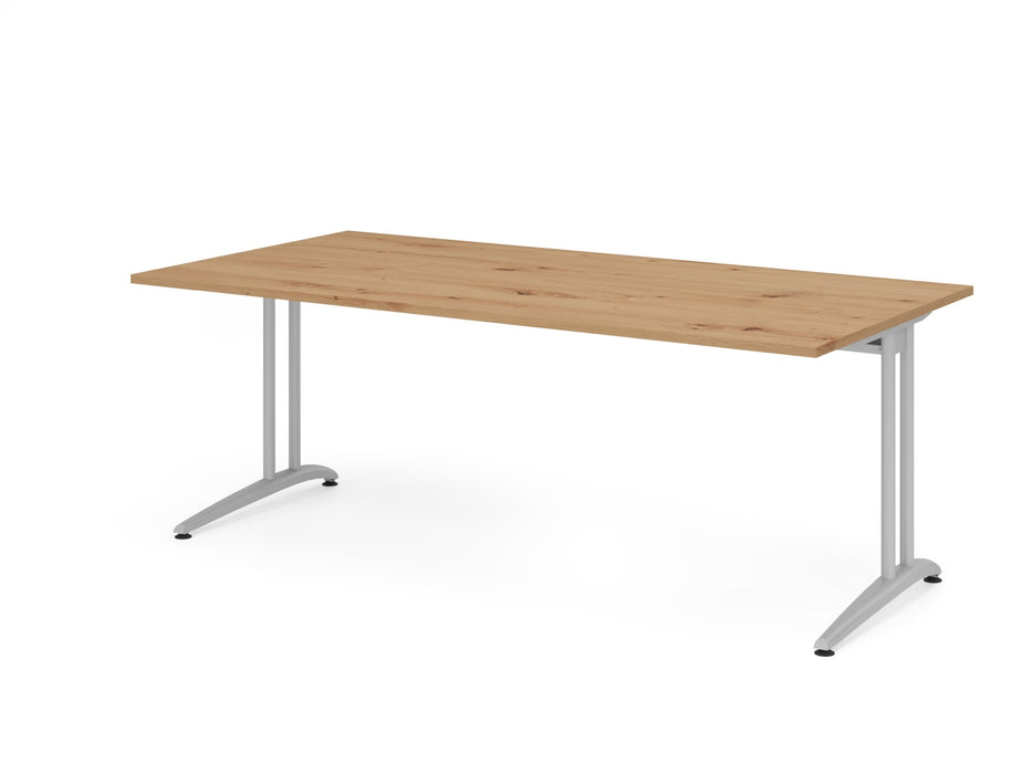 Hammerbacher | Schreibtisch C-Fuß 200x100cm Asteiche