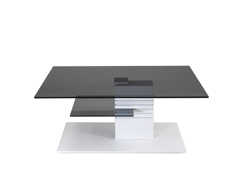 Vierhaus | Couchtisch | 5655-GPA-WSS | Parsolglas grau 10 mm (ESG)