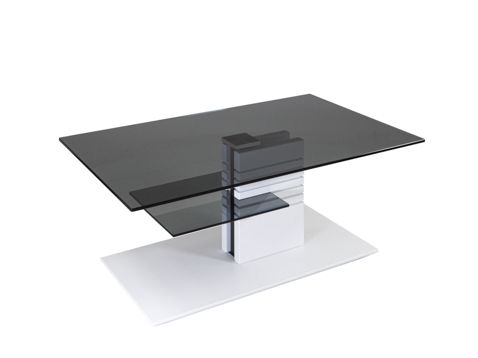 Vierhaus | Couchtisch | 5655-GPA-WSS | Parsolglas grau 10 mm (ESG)