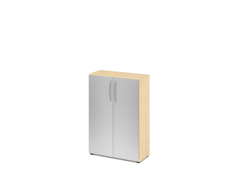 Hammerbacher | Schrank 3OH 34, 6cm tief BM Ahorn / Silber