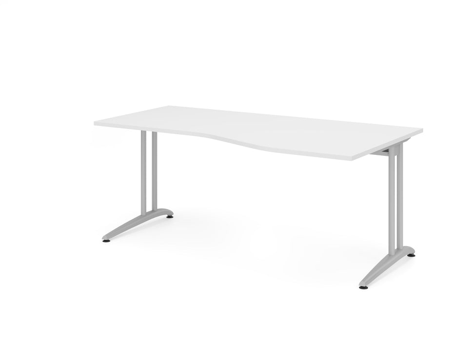 Hammerbacher | Schreibtisch C-Fuß 180x100 / 80cm Weiß