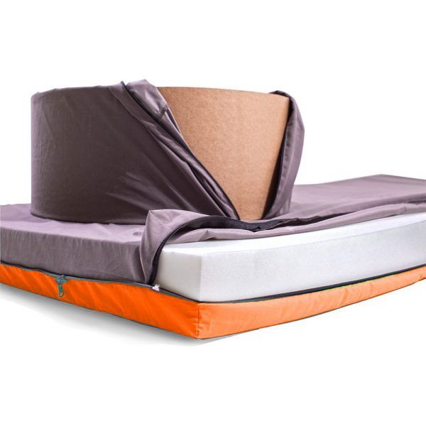 Hometrend | Paq Bed "Orange" | Sessel Gästebett Matratze