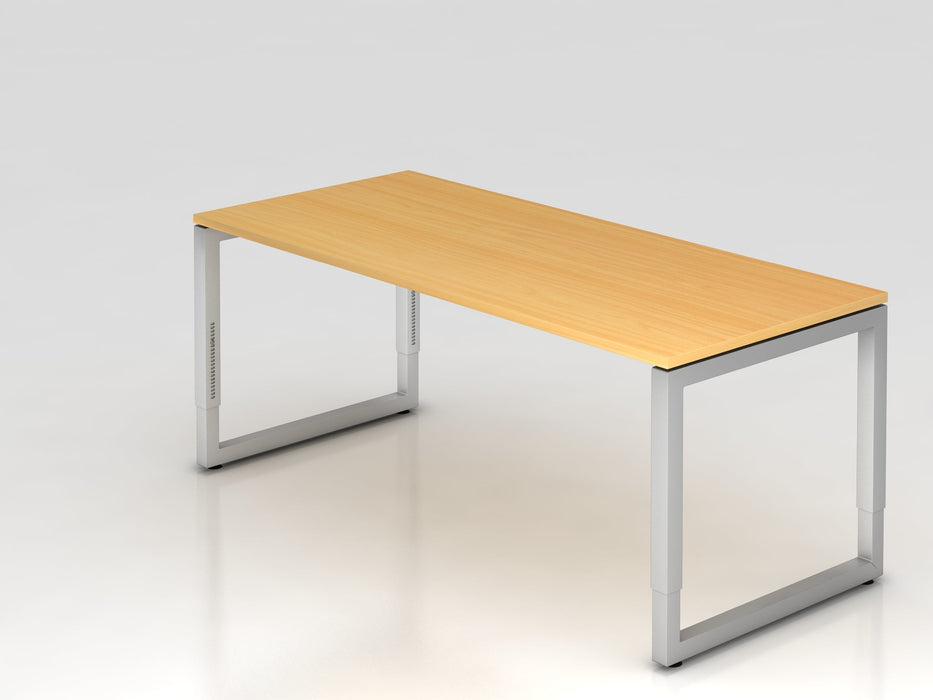 Hammerbacher | Schreibtisch O-Fuß eckig 180x80cm Buche