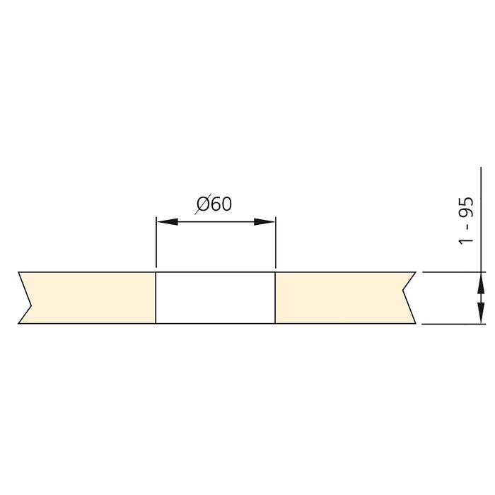 abnehmbarer Multistecker Vertikal, 3 Schuko-Stecker, 2 USB Typ A, Kunststoff Aluminium, Schwarz metallic