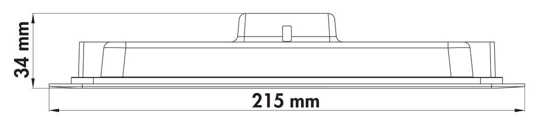 Naber | Copertina 215 LED | Einbauleuchte | Einzelleuchte | weiß