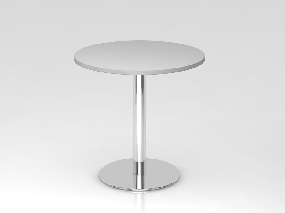 Hammerbacher | Besprechungstisch 80cm rund Grau / Chrom