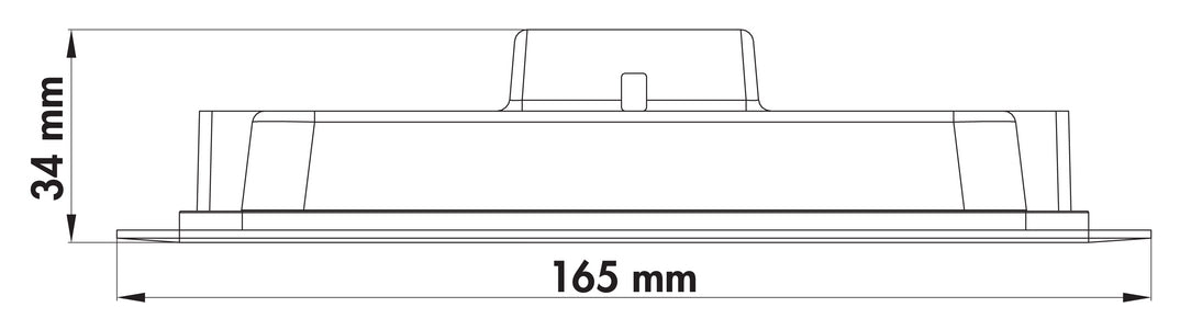 Naber | Copertina 165 LED | Einbauleuchte | Einzelleuchte | weiß