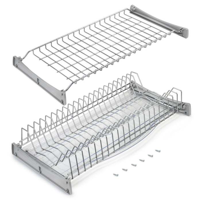 Geschirrabtropfer Suprastar Hochschränke, Modul 900mm, Stahl, grau lackiert