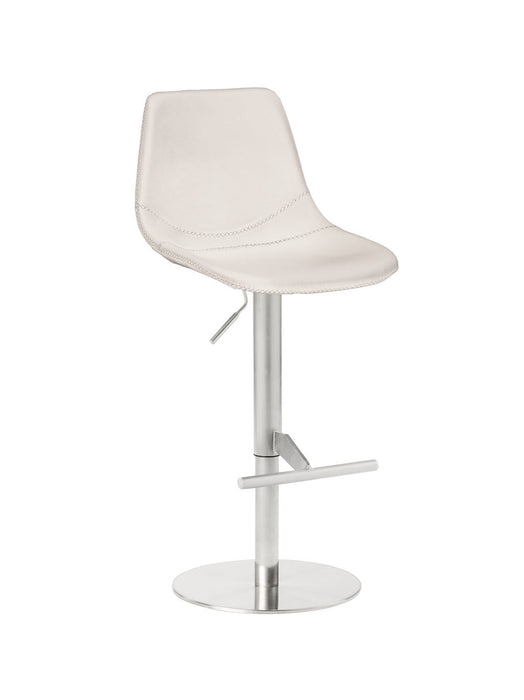 Naber | Level K | Hocker | Gestell Edelstahl | Bezug creme (31507)