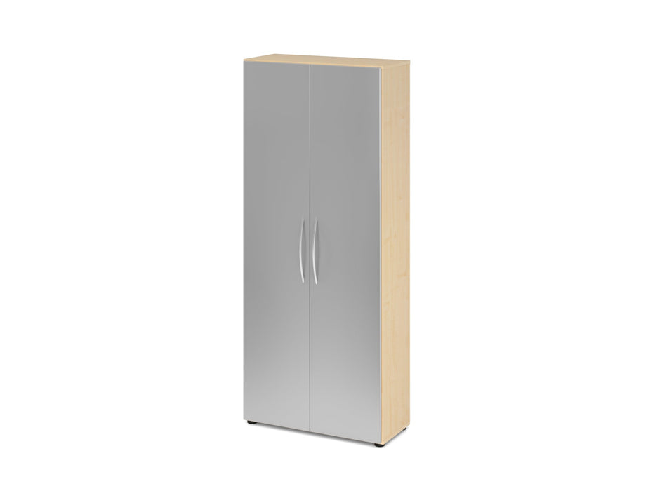 Hammerbacher | Schrank 5OH 34, 6cm tief BM Ahorn / Silber