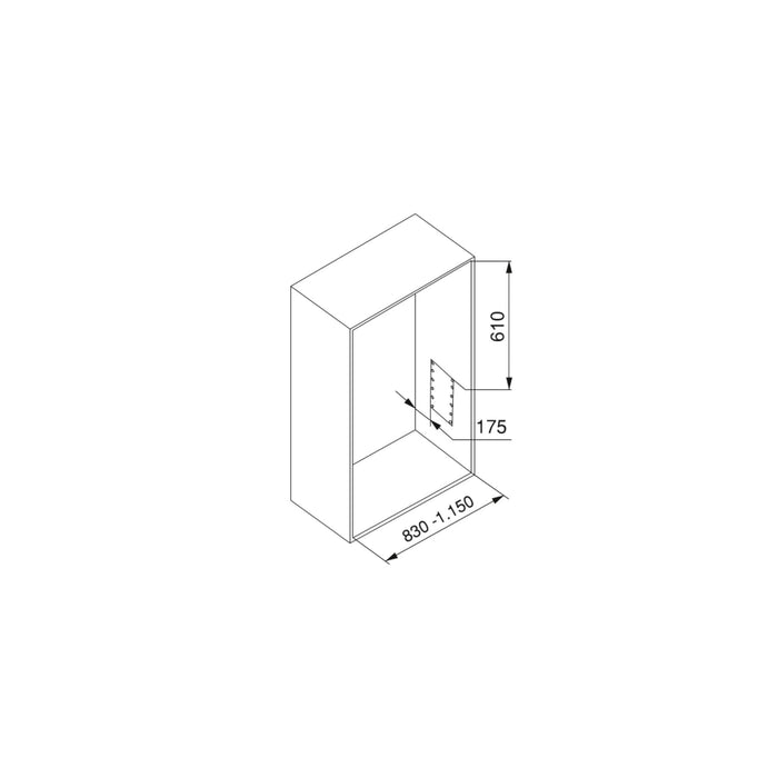 Kleiderlift Garderoben Hang, 830 - 1150, Mokka, Stahl Kunststoff