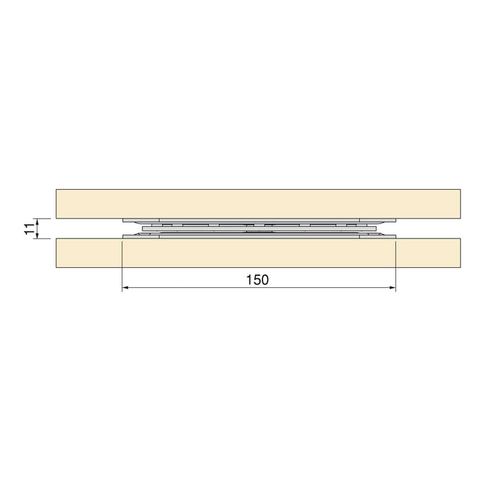 drehbarer Sockel Giro 4, 100Kg, Stahl, Verzinkt