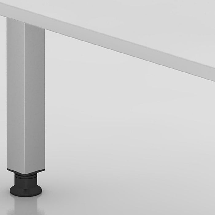 Hammerbacher | Schreibtisch U-Fuß eckig 180x80cm Weiß