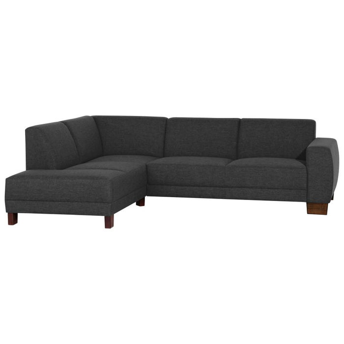 Max Winzer | Blackpool | Ecksofa links mit Sofa 2,5-Sitzer rechts | Flachgewebe (Leinenoptik)