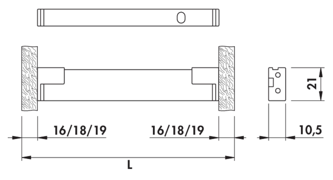 Naber | Dentro LED | Langfeldleuchte | L 1000 mm | 13 |4 W