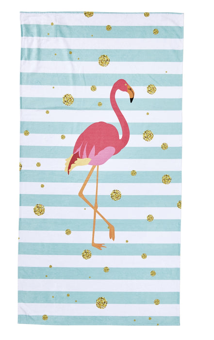 Strandtuch CASE 90x180cm Flamingo