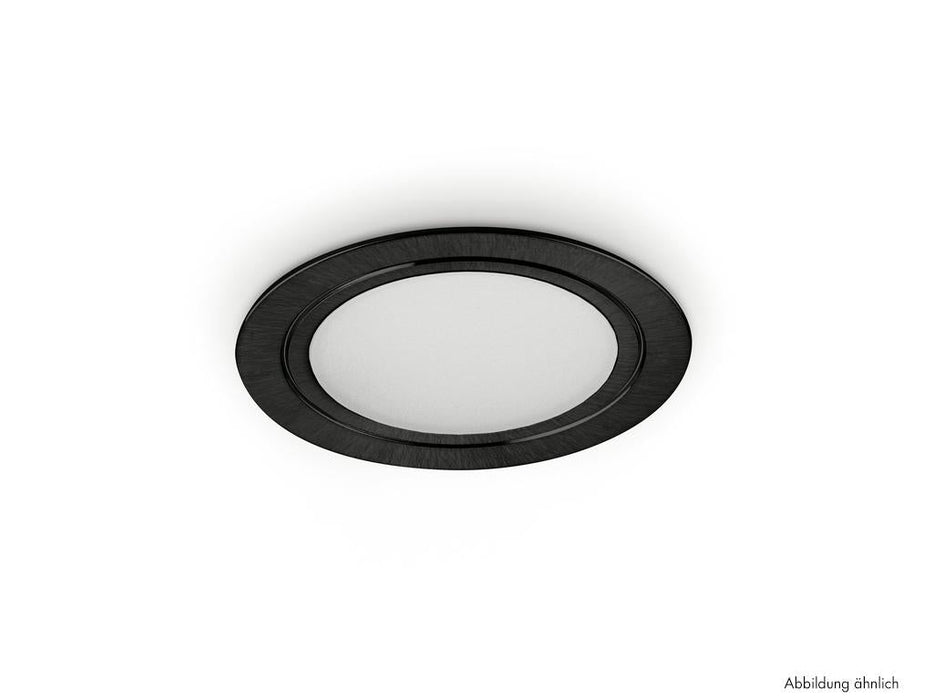 Naber | Anelli LED schwarz matt | Einbauleuchte | Einzelleuchte ohne Schalter | 3000 K warmweiß