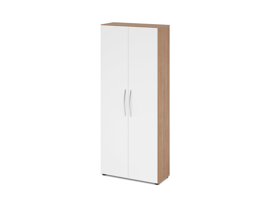 Hammerbacher | Schrank 5OH 34, 6cm tief BM Nussbaum / Weiß