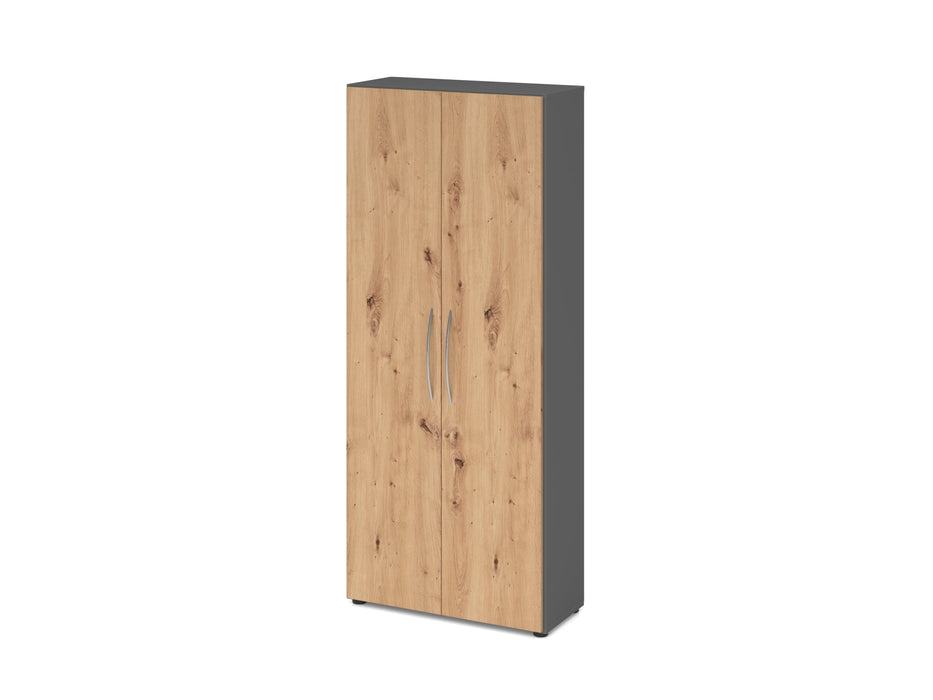 Hammerbacher | Schrank 5OH 34, 6cm tief BM Graphit / Asteiche