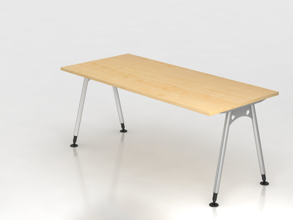 Hammerbacher | Schreibtisch A-Fuß 180x80cm Ahorn