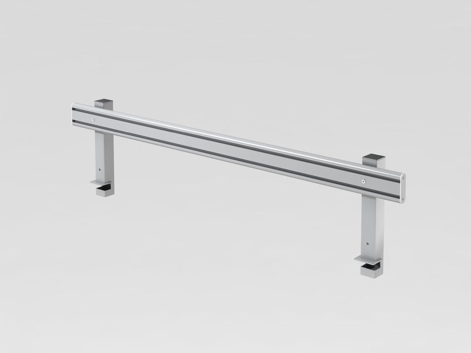 Hammerbacher | Orga-Schiene mit Halterung 160 cm, Silber