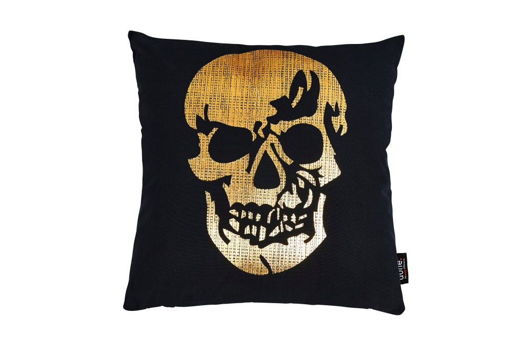 Kissen STONE SKULL 65x65cm Black