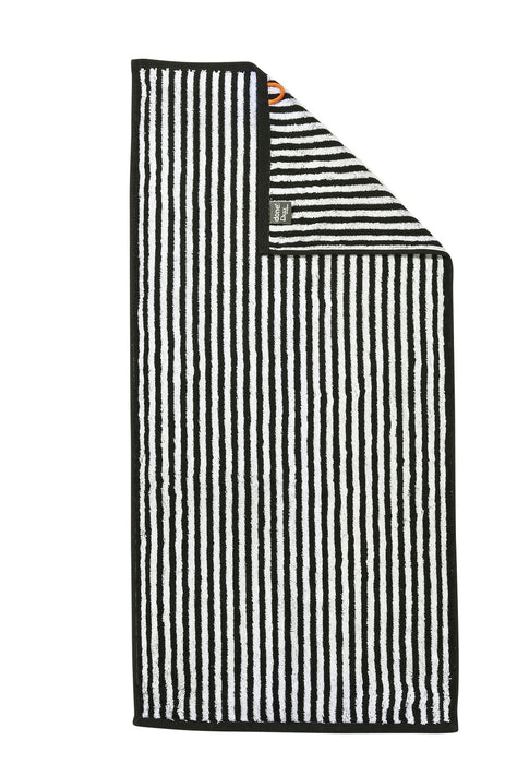 Handtuch DAILY SHAPES STRIPES 50x100cm Black