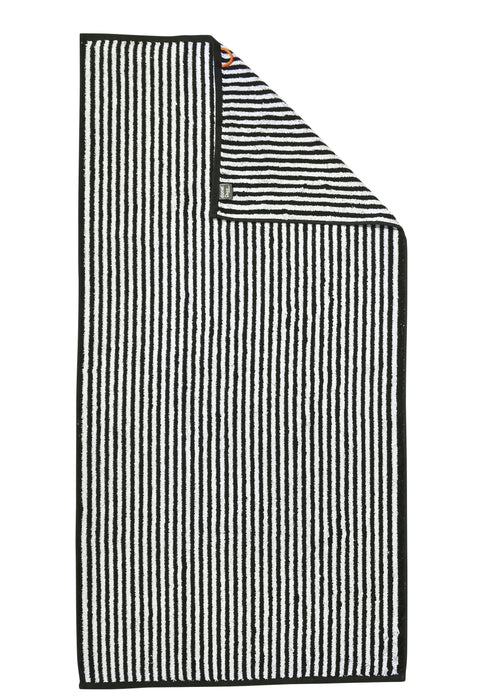 Duschtuch DAILY SHAPES STRIPES 70x140cm Black