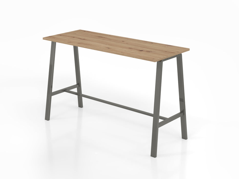 Hammerbacher | Stehtisch 175x68x104cm (BxTxH) Asteiche / Stahl