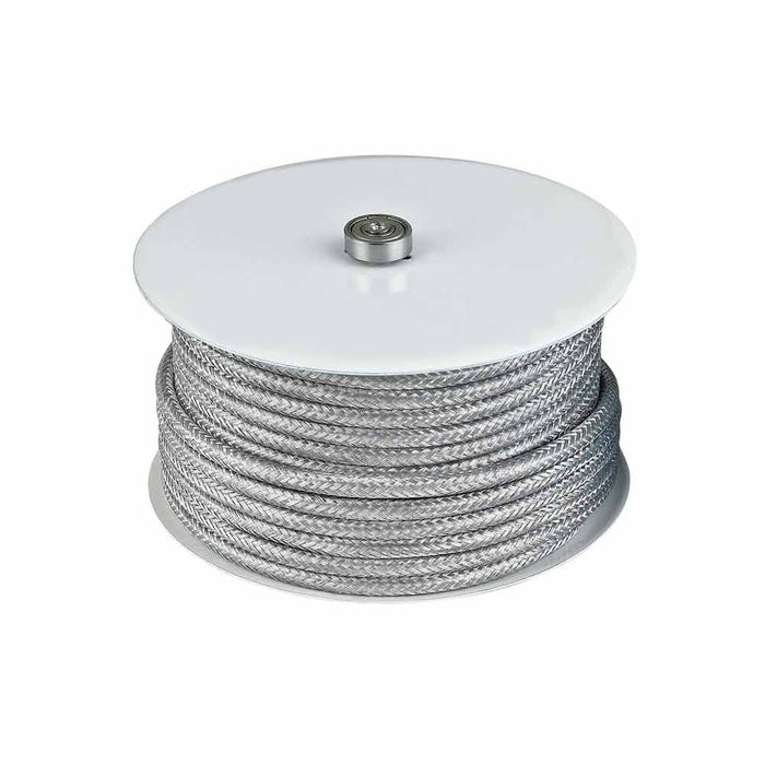 Kabel | CABLE-ROLL Textile Silver 25M